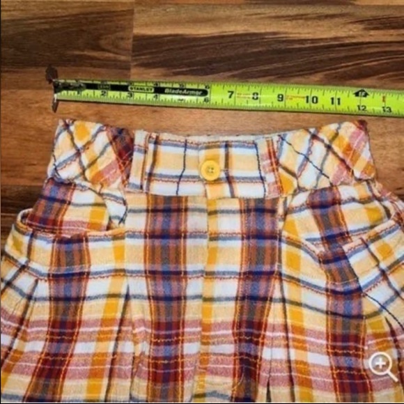 Free People Lightweight Plaid Pants Autumn Fall Colors - Size XS - Picture 2 of 4